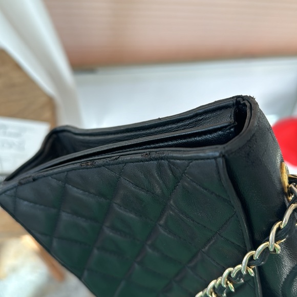 CHANEL cc quilted lambskin full flap crossbody will take best offer - Picture 7 of 17